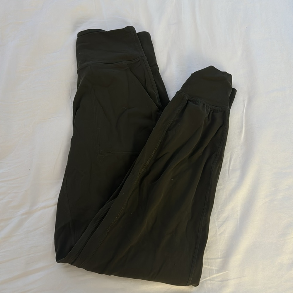 Green align joggers 25
